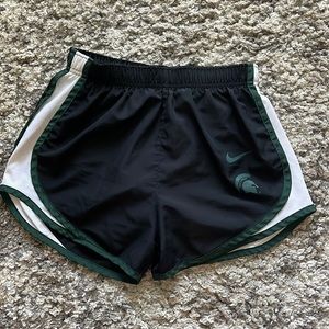 MSU Nike Running Shorts